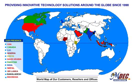 MDEC Presence in world